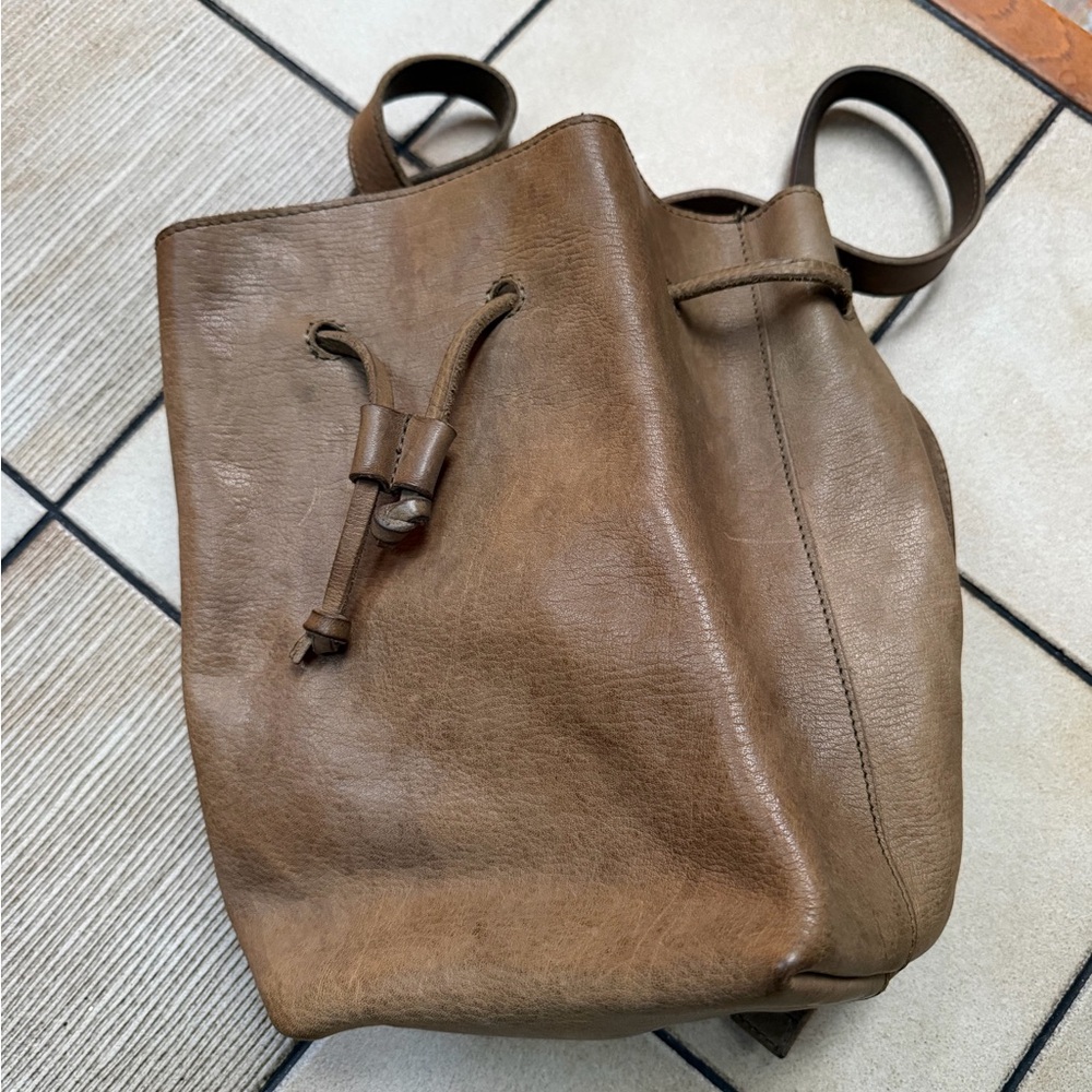 Madewell leather mini backpack